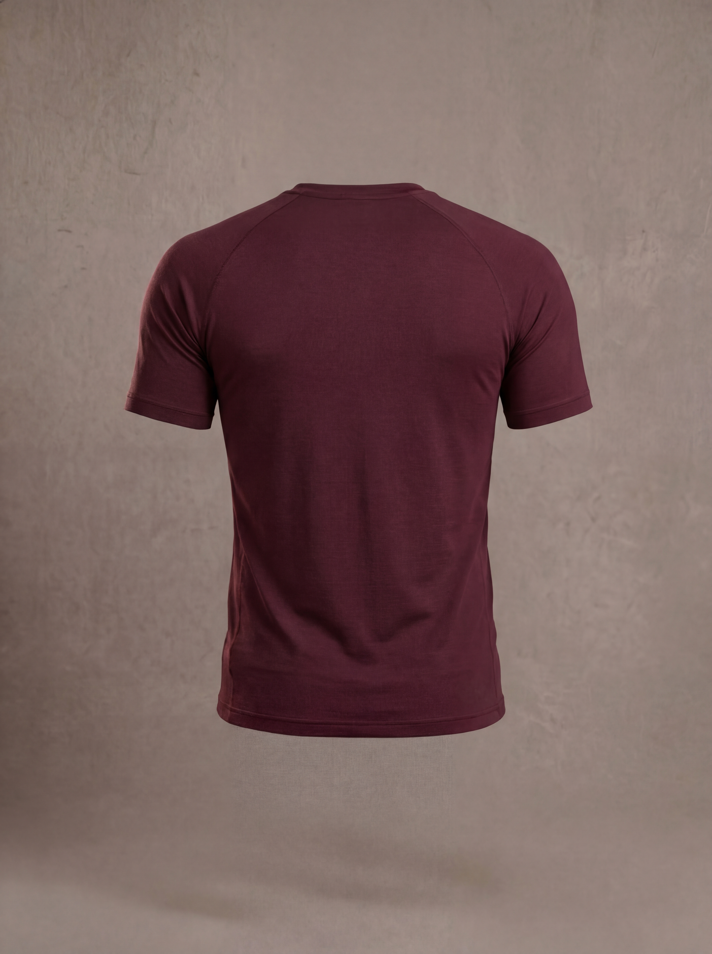 Activewear Compression T-Shirt Raglan Sleeves | Maroon Red | asBERYL UAE |