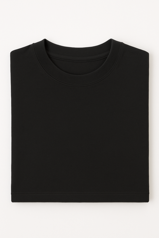 Oversized Drop Shoulder - Black