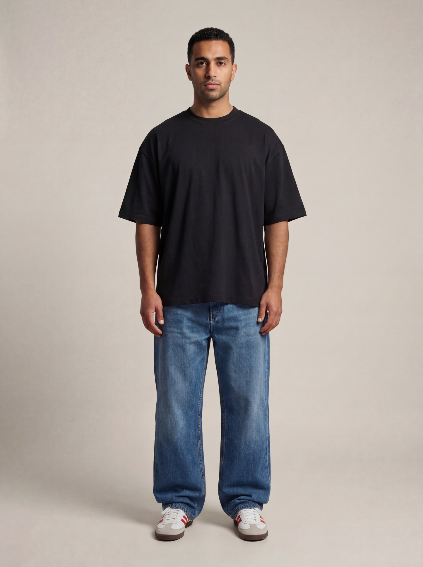 Oversized T-shirt | Black | Unisex | asBERYL
