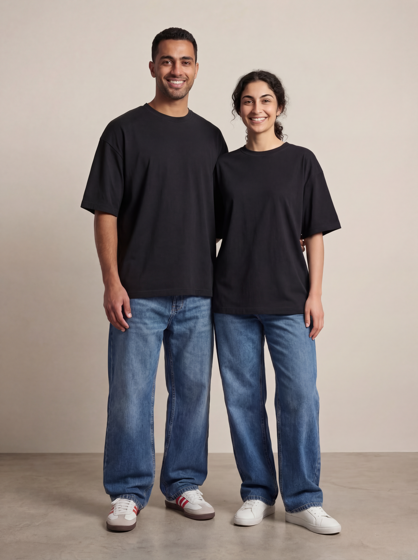 Oversized T-shirt | Black | Unisex | asBERYL
