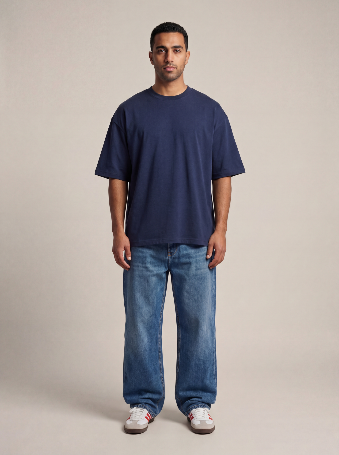 Oversized T-shirt | Navy Blue | Unisex | asBERYL