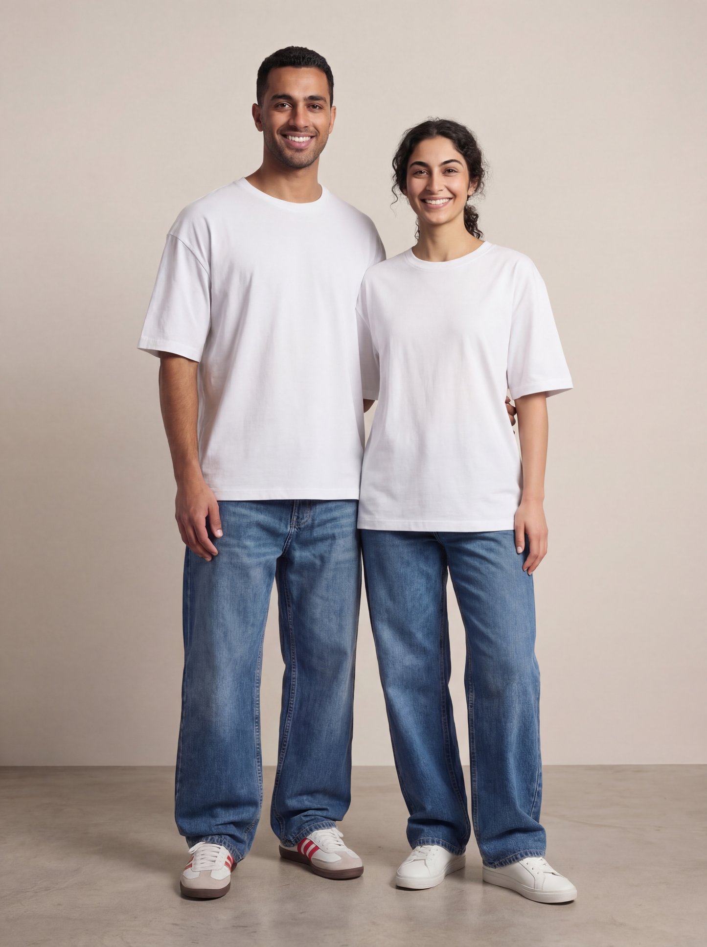 Oversized T-shirt | White | Unisex | asBERYL