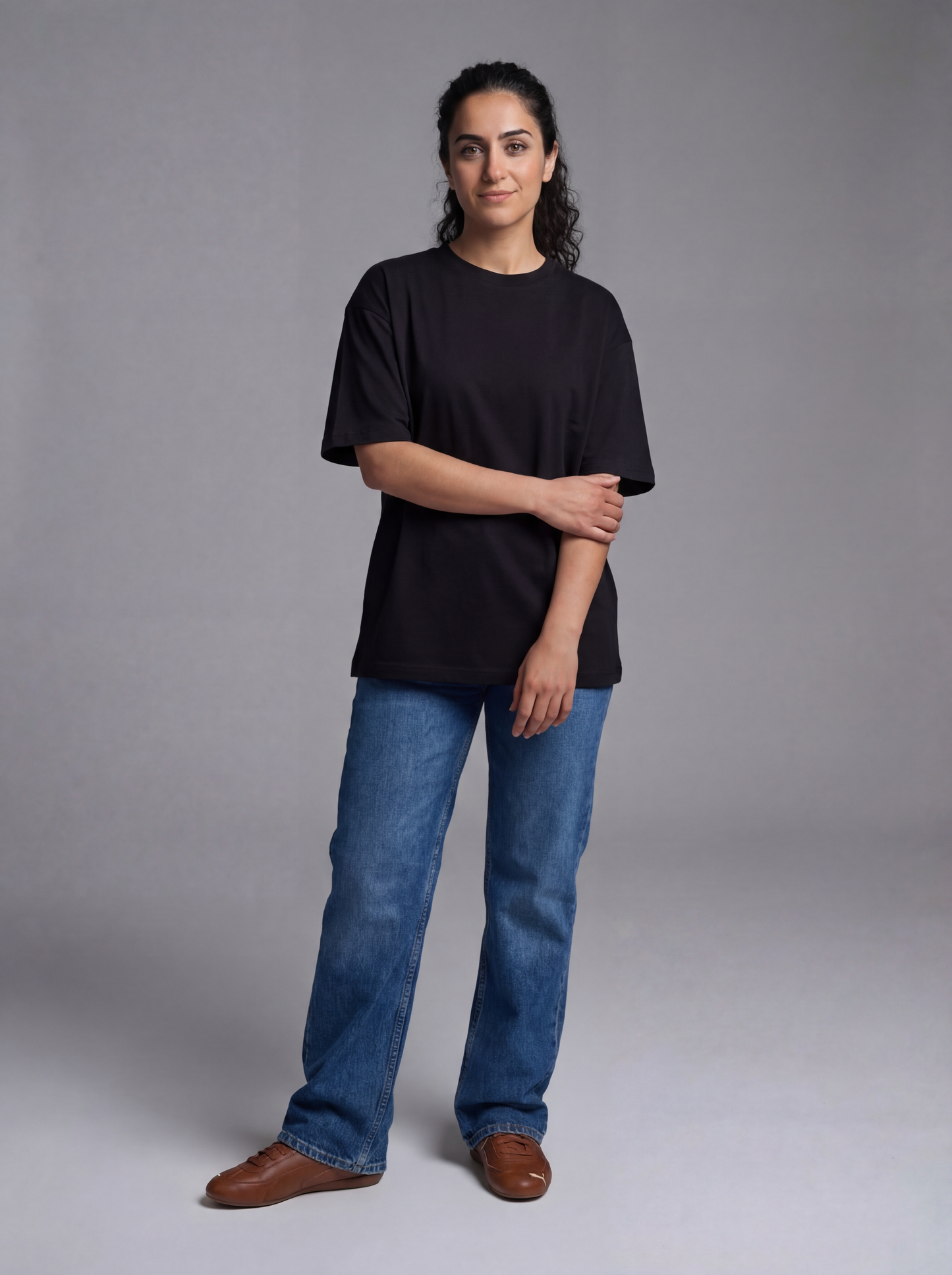 Premium Oversized 240gsm T-shirt | Black | Unisex | asBERYL