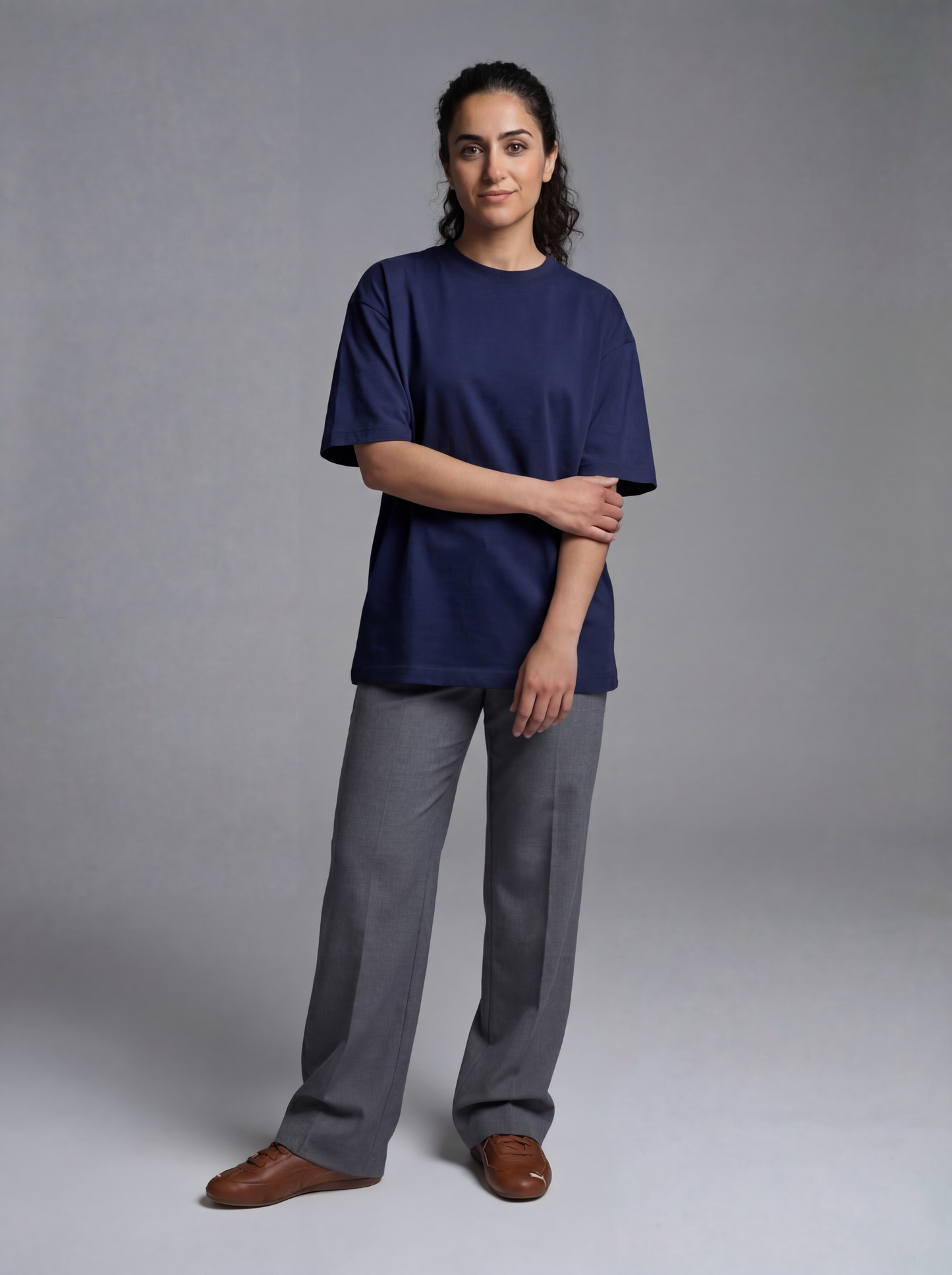 Premium Oversized 240gsm T-shirt | Navy Blue | Unisex | asBERYL