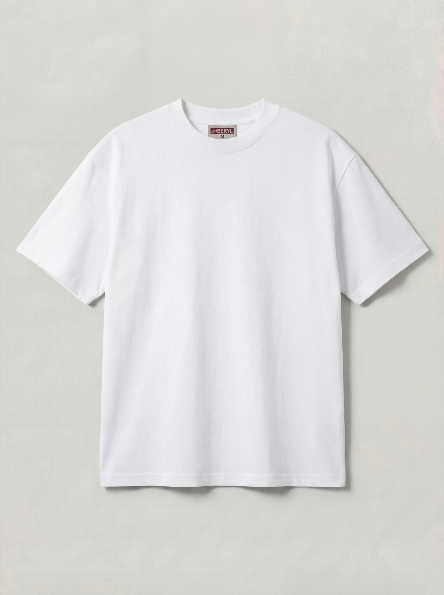 Oversized Women |  White T-Shirt | 220gsm| asBERYL UAE