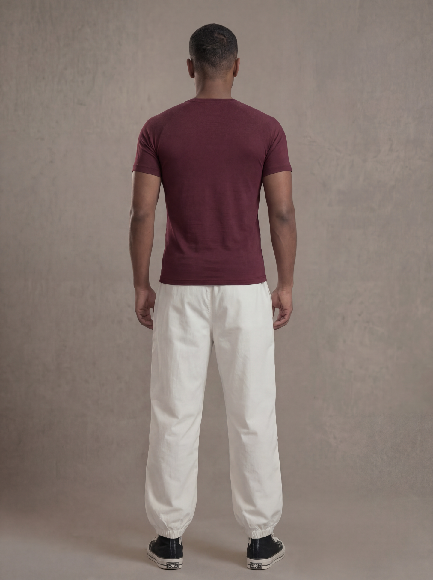 Activewear Compression T-Shirt Raglan Sleeves | Maroon Red | asBERYL UAE |