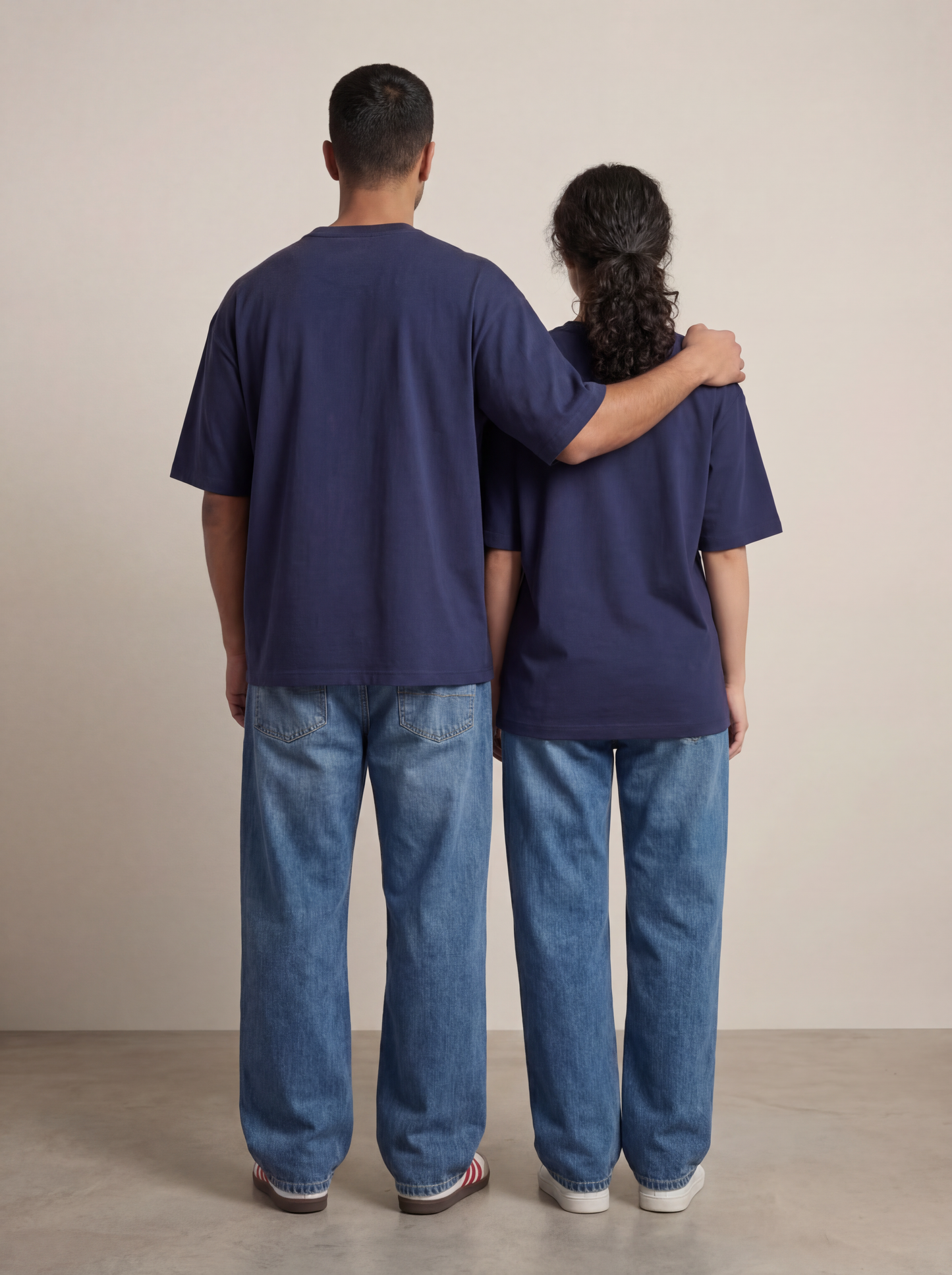 Oversized T-shirt | Navy Blue | Unisex | asBERYL