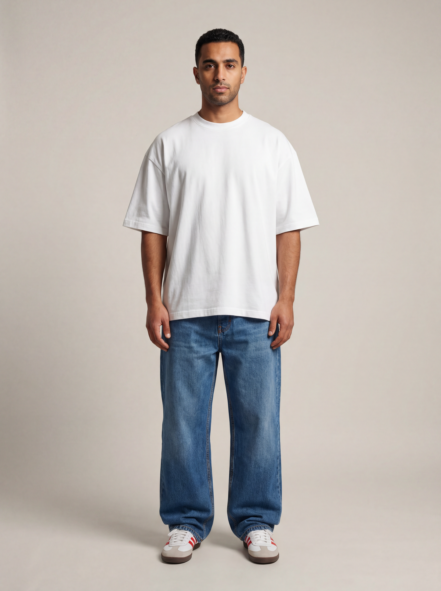 Oversized T-shirt | White | Unisex | asBERYL