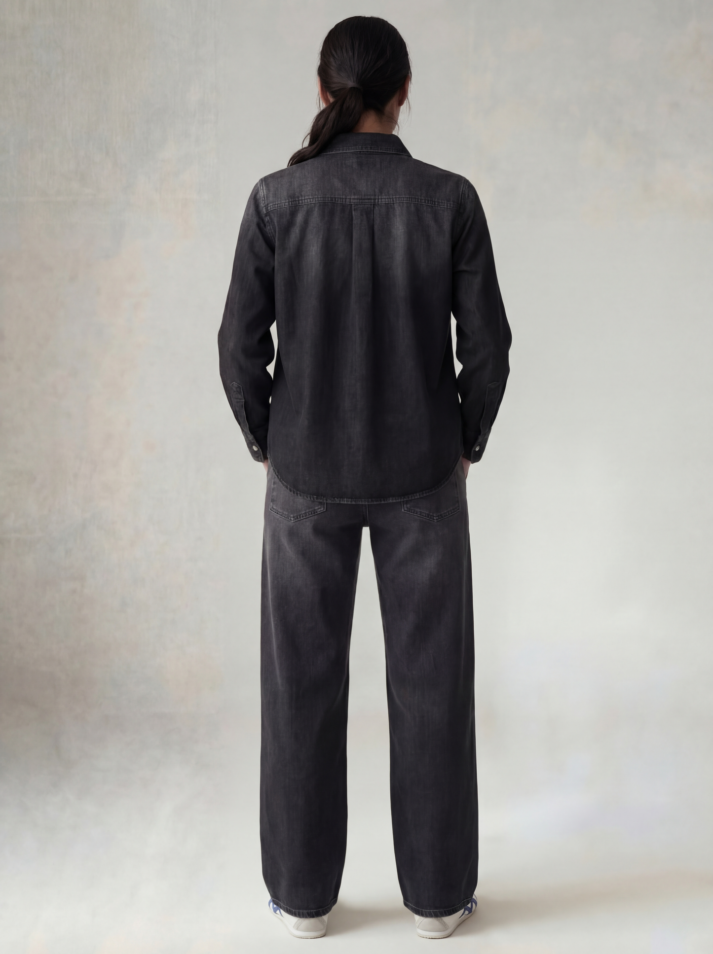 Black Denim Shirt Women | Premium Denim | asBERYL UAE