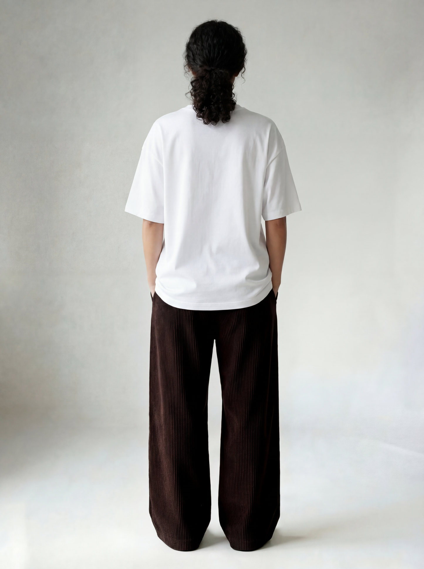 Oversized Women |  White T-Shirt | 220gsm| asBERYL UAE