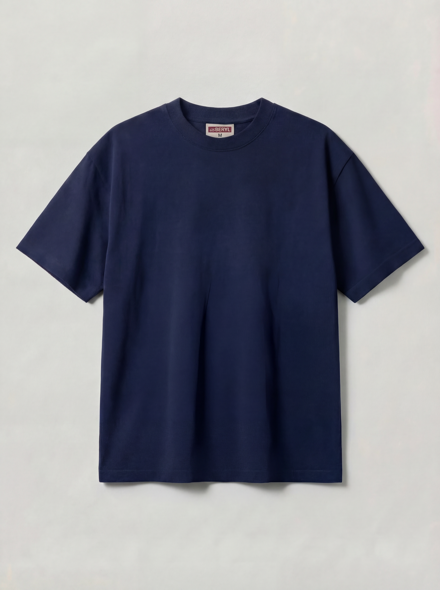 Oversized  Women | Navy Blue T-Shirt | 220gsm | asBERYL UAE