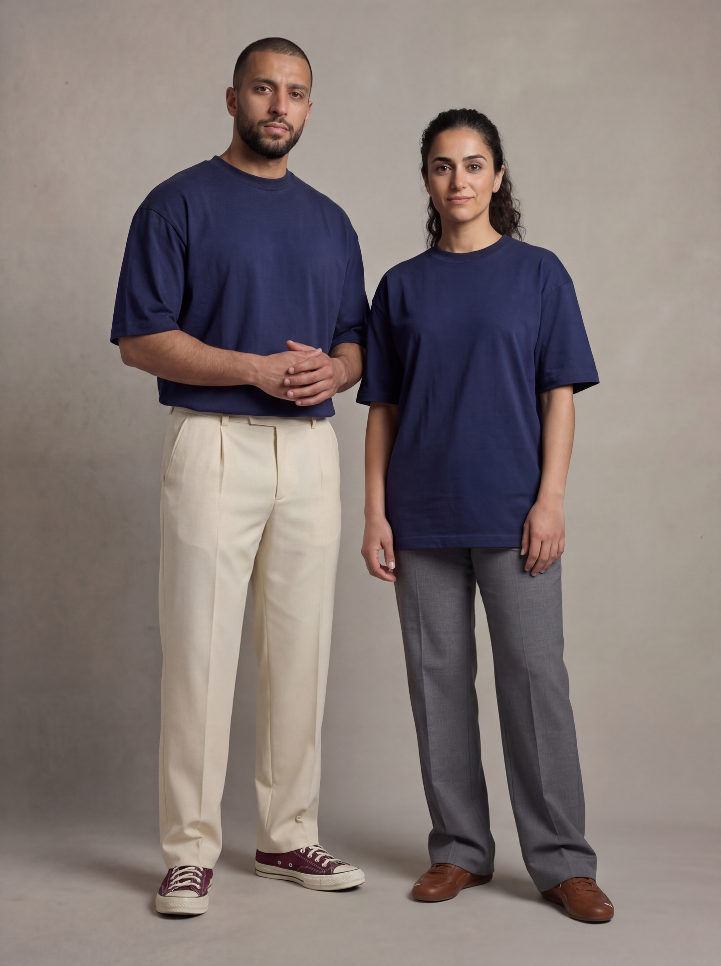 Premium Oversized 240gsm T-shirt | Navy Blue | Unisex | asBERYL