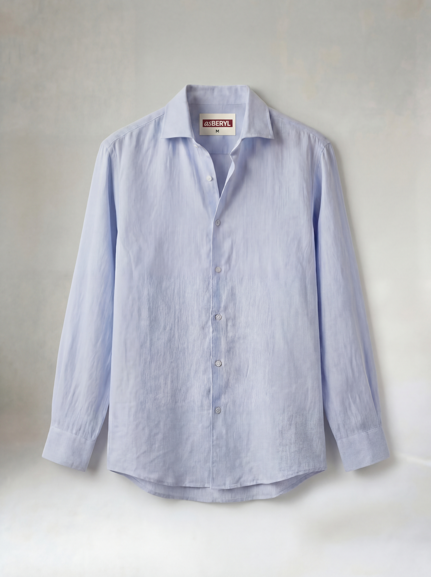 Pure Linen Classic Shirt | Blue | Men's Linen | asBERYL