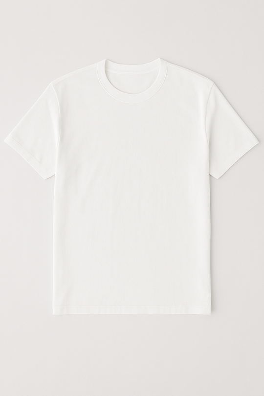 Normal Fit Crew neck - White