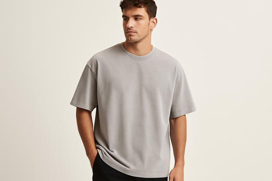Oversized Drop Shoulder - Grey