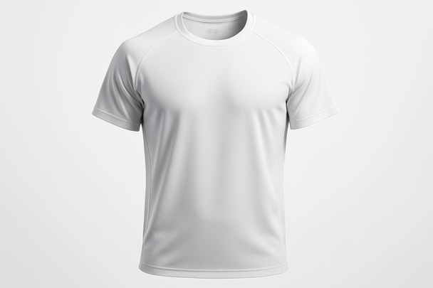 Performance Activewear – White Raglan Sleeves