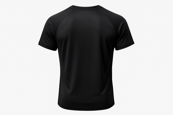 Performance Activewear – Black Raglan Sleeves