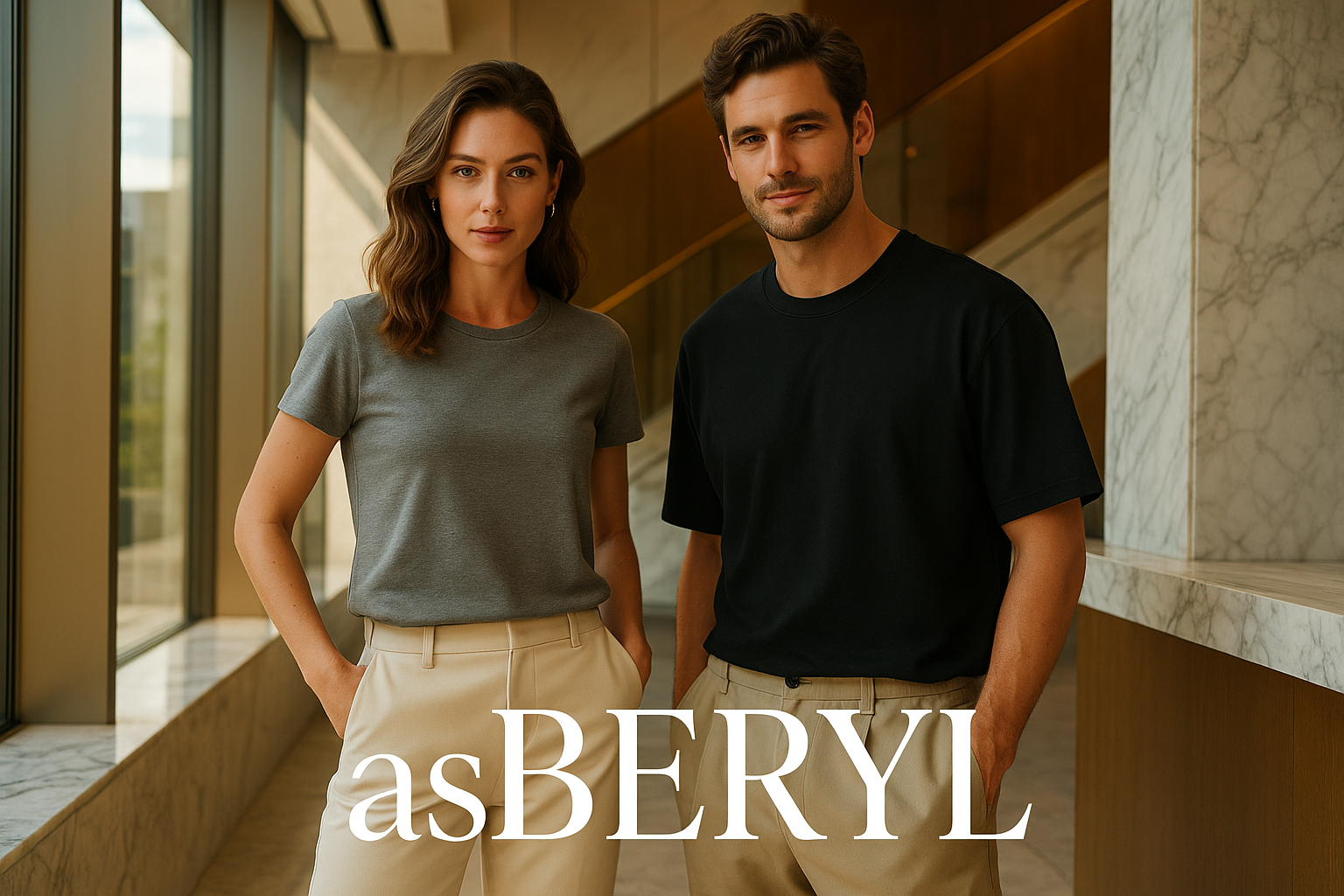 Updated couple with specific t-shirt styles