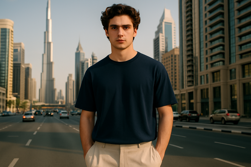 Updated image with contrast trousers